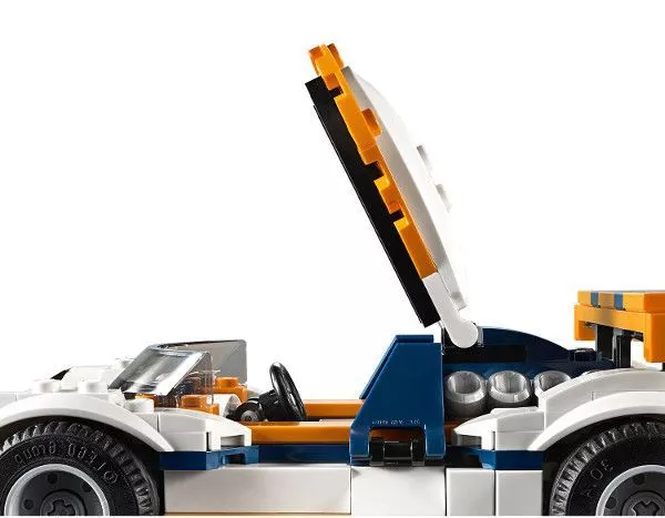 Обзор на конструктор LEGO Creator 31089 Оранжевый гоночный автомобиль.